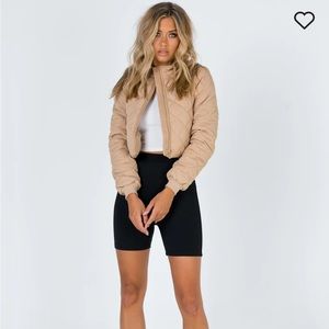 Princess Polly Cropped Puffer Jacket